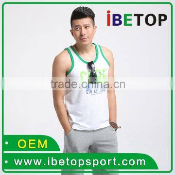 OEM service Customize wholesales cheap price sport vest singlet