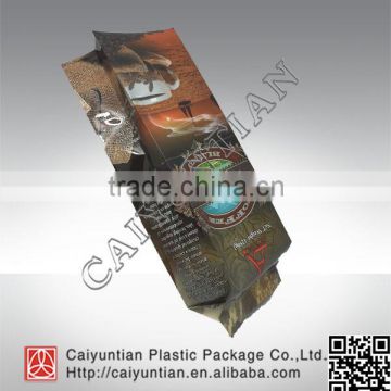 custom side gusset coffee plastic packaging bags