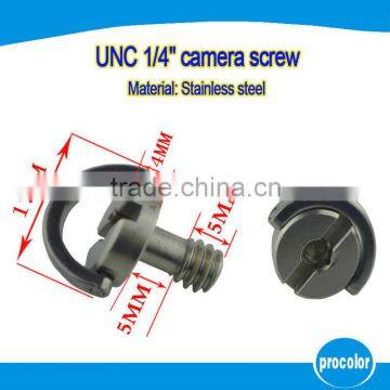 New 2016 innovative product 1/4"-20 camera stabilizer tripod mount screw,stainless steel excellent camera tripod screw