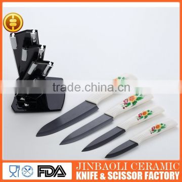 Zirconia ceramic blade kitchen knife set