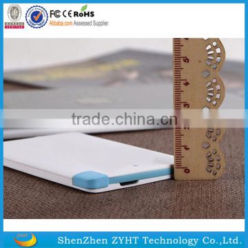 Alibaba hot selling power bank customized any logo printing colorful card style power banks                        
                                                Quality Choice