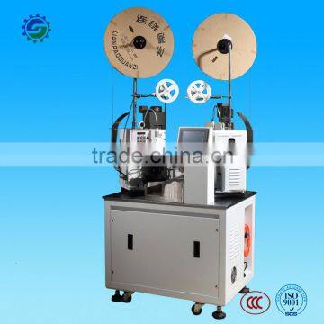 Automatic double ends terminal crimping machine