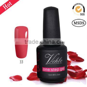 2015 V.Chlo 100 colors one step gel nail polish one step nail gel polish uv gel nail polish