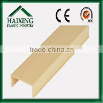 pvc wood plastic window&door frame,ce,sgs,30s,asa