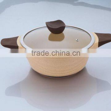 20cm die-casting aluminum non-stick cookware/ceramic cookware/natural ceramic cookware