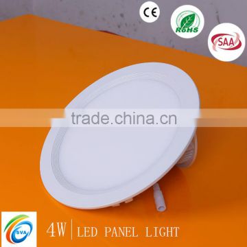 4/8/12/16/20w led panel light die cast aluminum housing round lighting 2 year warranty SSP001-4W