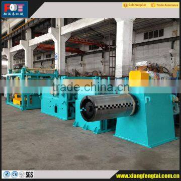 Steel leveling cut to length line
