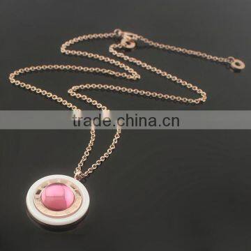 latest design saudi rose gold cheap fashion necklaces