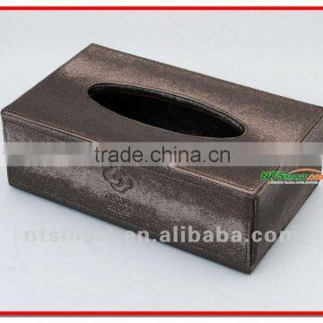 Table Decoration & Accessories Rectangle Leather Tissue Box