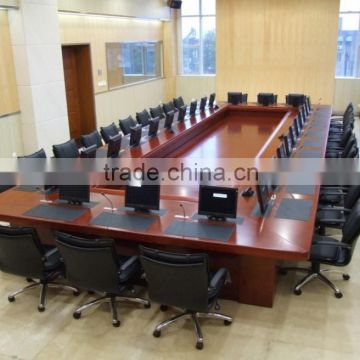 High-end big size 20 seats Modern Wooden Conference Meeting for government or company table (SZ-MTA086)