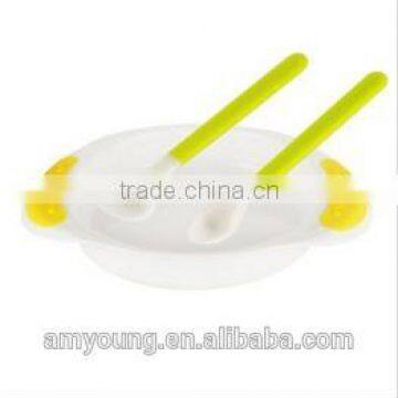 Best Quality Baby Anti-skid Training Bowl A-1018 Yellow