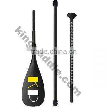 New Adjustable Carbon Fiber 3 Piece SUP Paddle With Double Clip Design