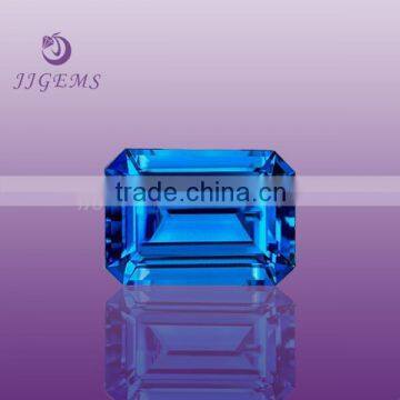 loose blue octagon artificial quartz stone