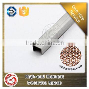 Decorative tile profile U shape tile edge protection stainless steel listello trim