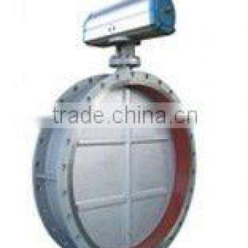 Pneumatic ventilation butterfly valve