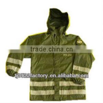 POLICE/RAINCOAT PVC Police raincoat