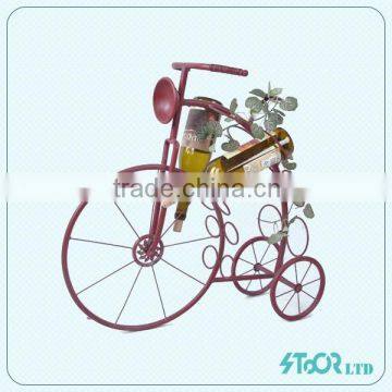 Hanging Wrought Iron Wire Bicycle for Home Decoration