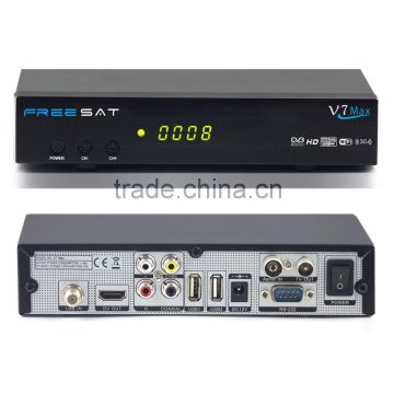 Freesat V7 Max Satellite Receiver DVB-S2 1080P HD TV Decoder Support Ccccam CA Module Auto Roll Powervu USB Wifi Youporn