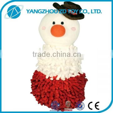 new style soft polyester stuffed christmas christmas snowman doll