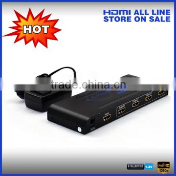 log splitter support 3D 1.4 1 in 4 out hdmi splitter