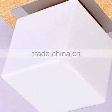 Rubber Wood Frosted Glass Bedroom Aisle Ceiling Light photo-3