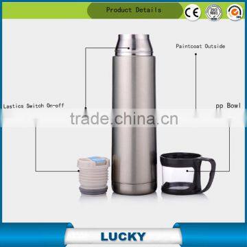 Stainless Steel Thermos Vacuum Flask With Cup Cap photo-2