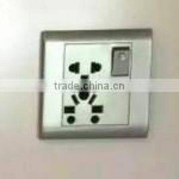 Middle East Switch S0908 1gang switch and double multi-function sockets wall switch