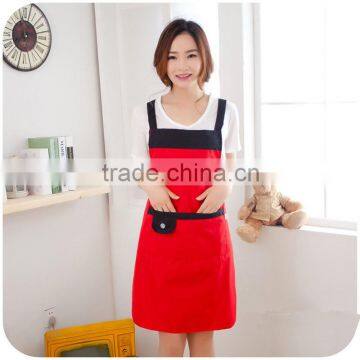 2015 custom promotion kitchen apron printed cooking apron