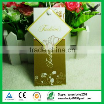 luxury hang tag printed paper hang tags, garment hang tags