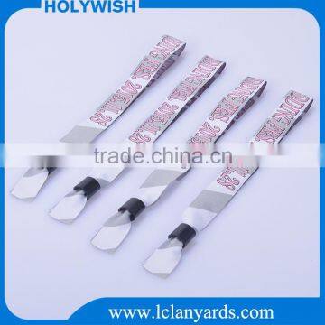 Woven Fabric Designed Own Logo Party Vip Wristbands photo-3