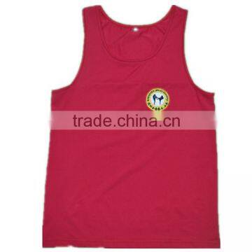 red muay thai vest mma vest