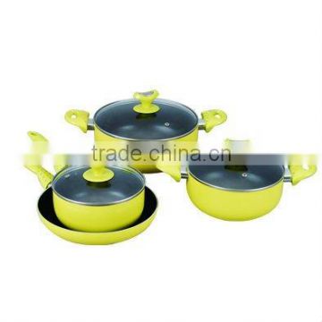 non stick aluminum cookware 7pcs / 7 pcs set