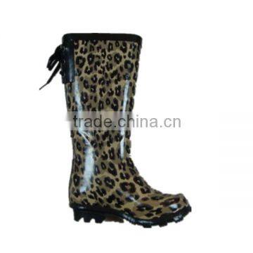 leopard printleopard print waterproof shoes,ladies boots women