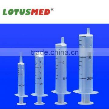 Disposable luer slip syringe with needle