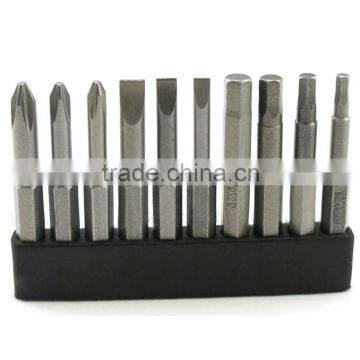 Phillips Screwdriver Bit+Slotted Screwdrive Head+Hex Screwdriver Electric Drill Bit 50mm Length AR-16