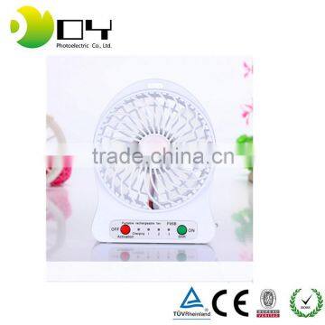 High quality plastic led light usb mini fan small table fan desk fan for mini usb fan
