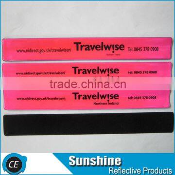 PVC custom slap bands with printing