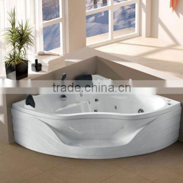 G652 two person corner massage bathtubs indoor use whirlpool spa bathtub