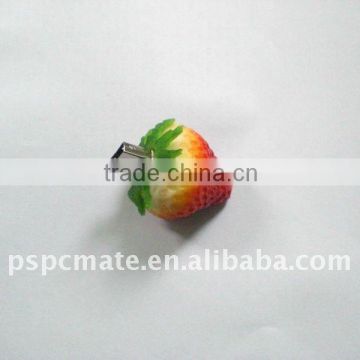 PVC strawberry shape usb disk,pen drive