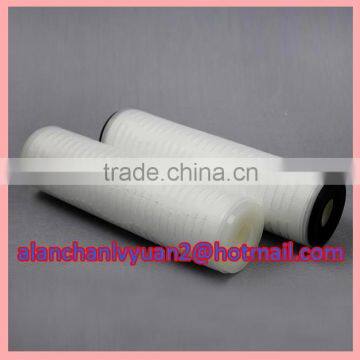 seperate and absorb particle filter/oil filter pleated folded cartridge