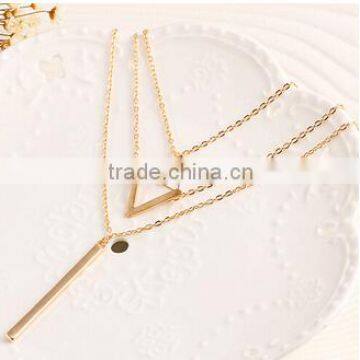 >>New Arrival SW16575 Bar Necklace Multi Layer Necklace/ photo-3