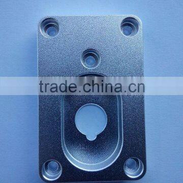Precision aluminum machining service with silver conductive anodizing
