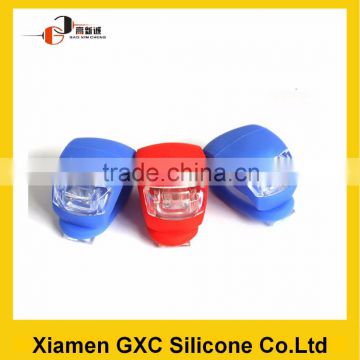 LED Bike front Rear Light silicone flash led light