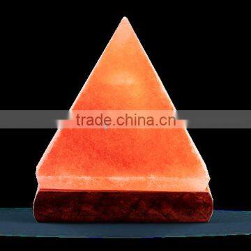 Pyramid Geometrical Shape Himalayan Salt Lamp