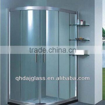 3-19mm CCC&ISO9001:2008 acid etched shower doors