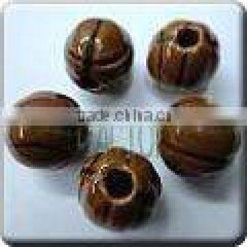 Basketball Shaped Ceramic Beads