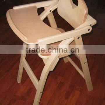 XN-LINK-C02 Wooden baby high chair