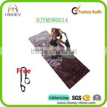 Washable Yoga Mat With Eco-friendly Material, Lightweight and Non-slip