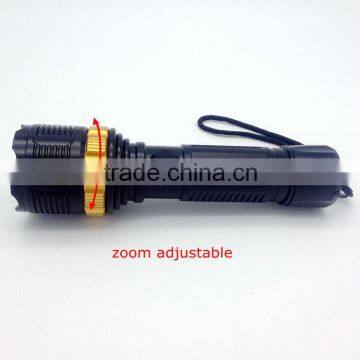 1W Powerful Led Zoom Adjustable Flashlight Powered by 3AA Batteries photo-2