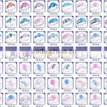 Opal Jewelry Factory Custom Lab Created Opal Pendant Necklace,925 Sterling Silver Synethic Fire Opal Necklace photo-3